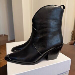 Anine Bing black ankle boots